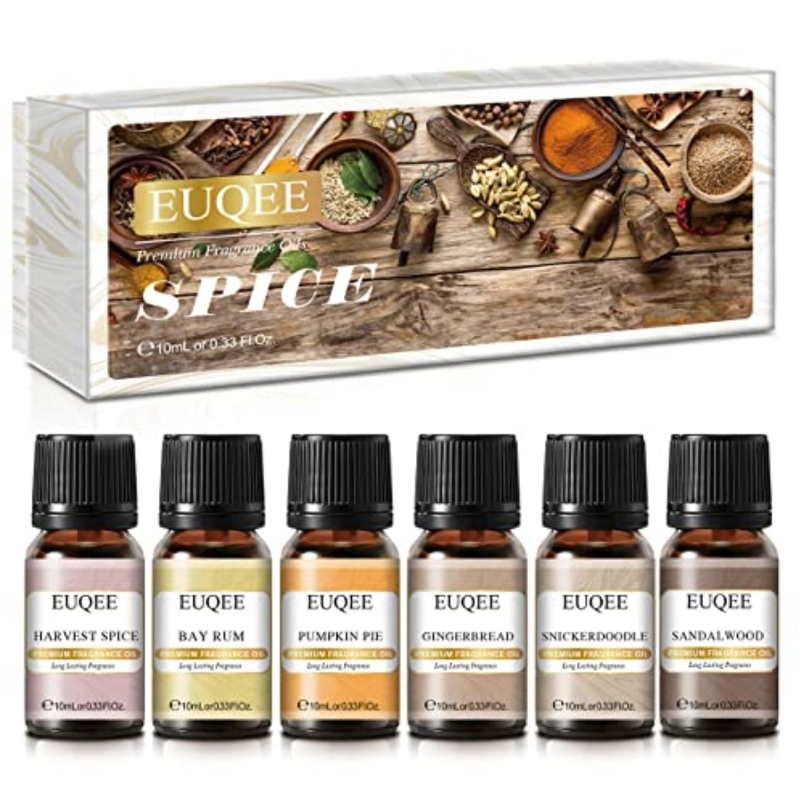 Candle Making Oil Scents - EUQEE 6PCS Spice Autumn Fragrance Oil