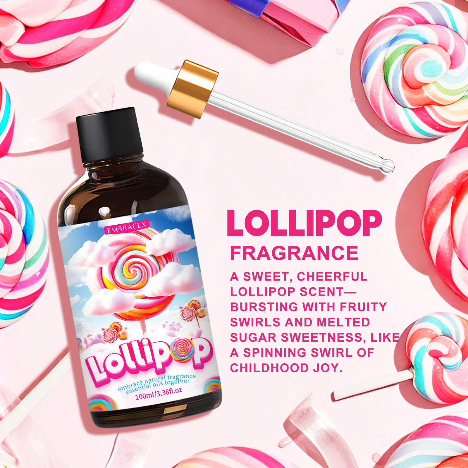100ml Lollipop Essential Oil   - огляд і ціна Candle Making Oil Scents