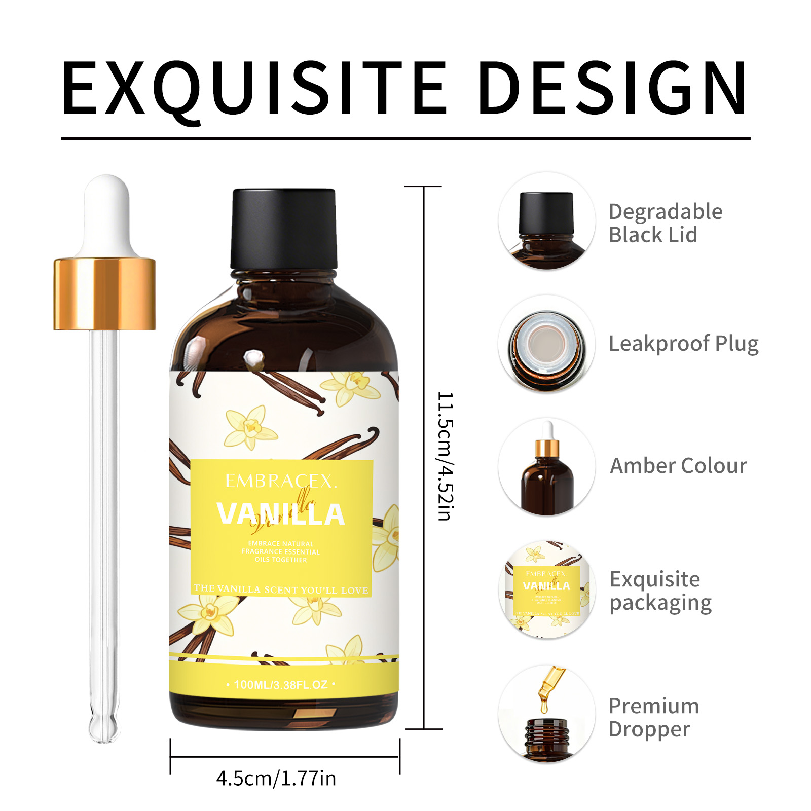 100ml Vanilla Essential Oil Bo - огляд і ціна Candle Making Oil Scents