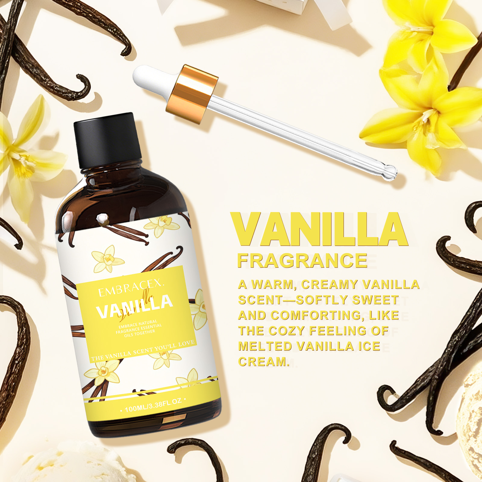 100ml Vanilla Essential Oil Bo - огляд і ціна Candle Making Oil Scents