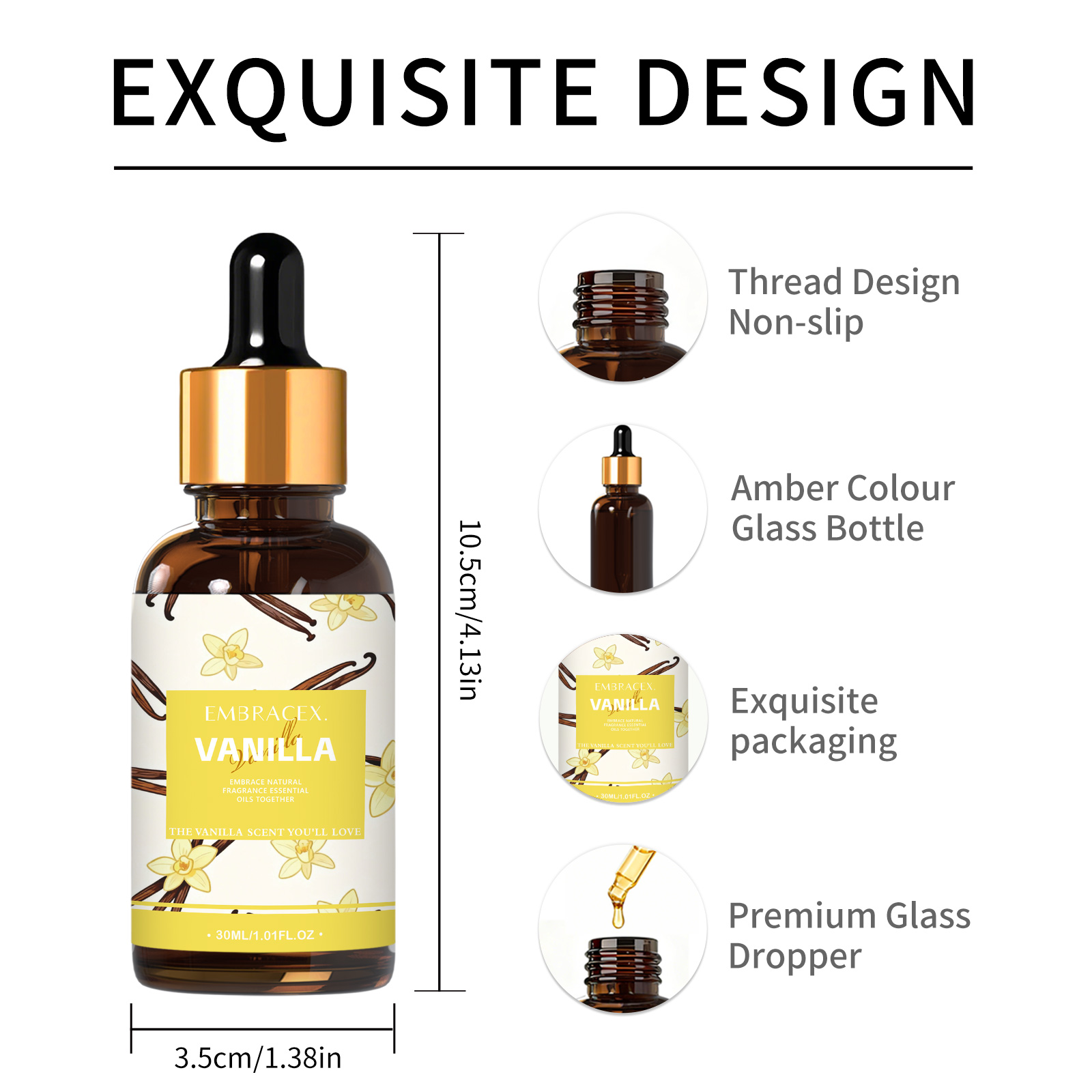 30ml Vanilla Essential Oil Per - огляд і ціна Candle Making Oil Scents