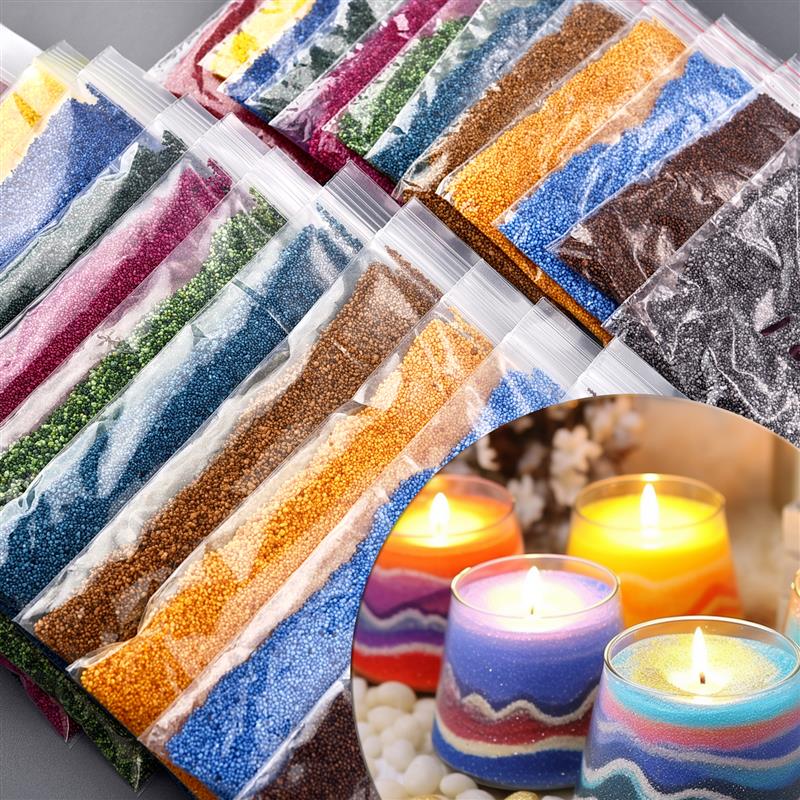 50g Sand Wax Ice Flower Wax Wh - огляд і ціна Candle Making Material Wholesale