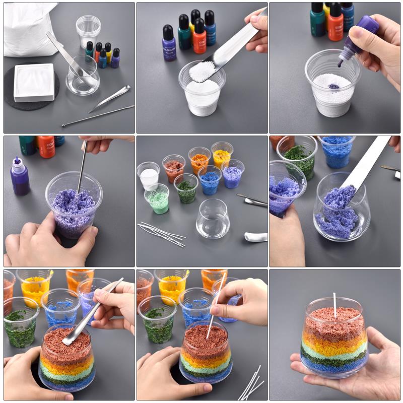 50g Sand Wax Ice Flower Wax Wh - огляд і ціна Candle Making Material Wholesale