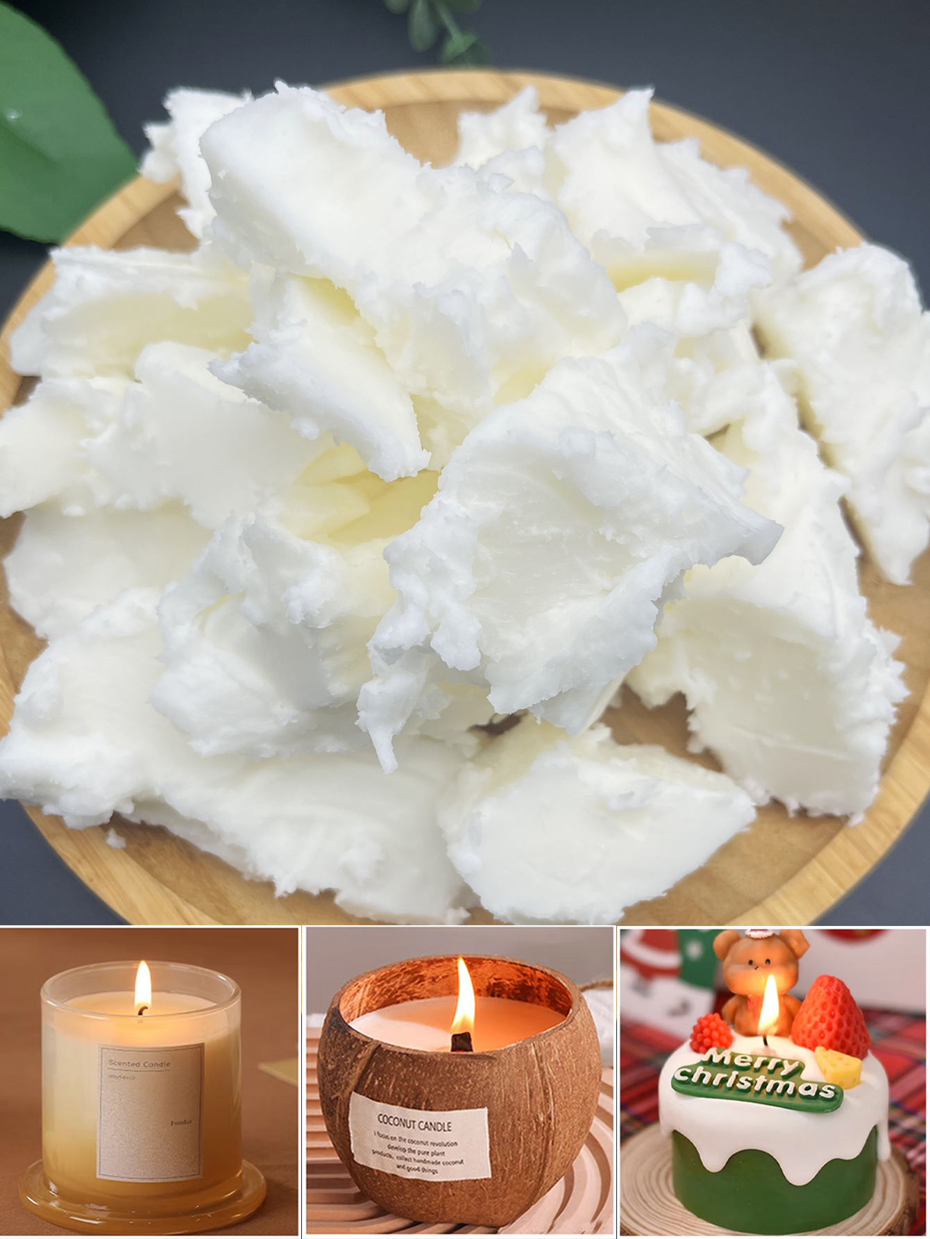 50/100/200G Natural Coconut Wa - огляд і ціна Candle Making Material Wholesale