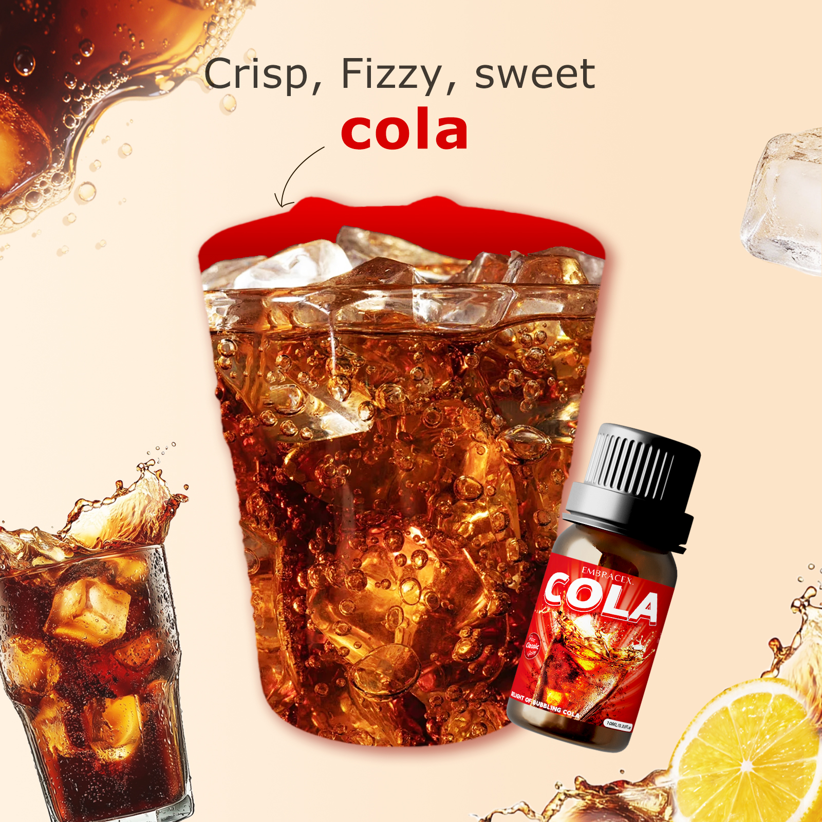 10ml Cola Essential Oil Candle - огляд і ціна Candle Making Oil Scents