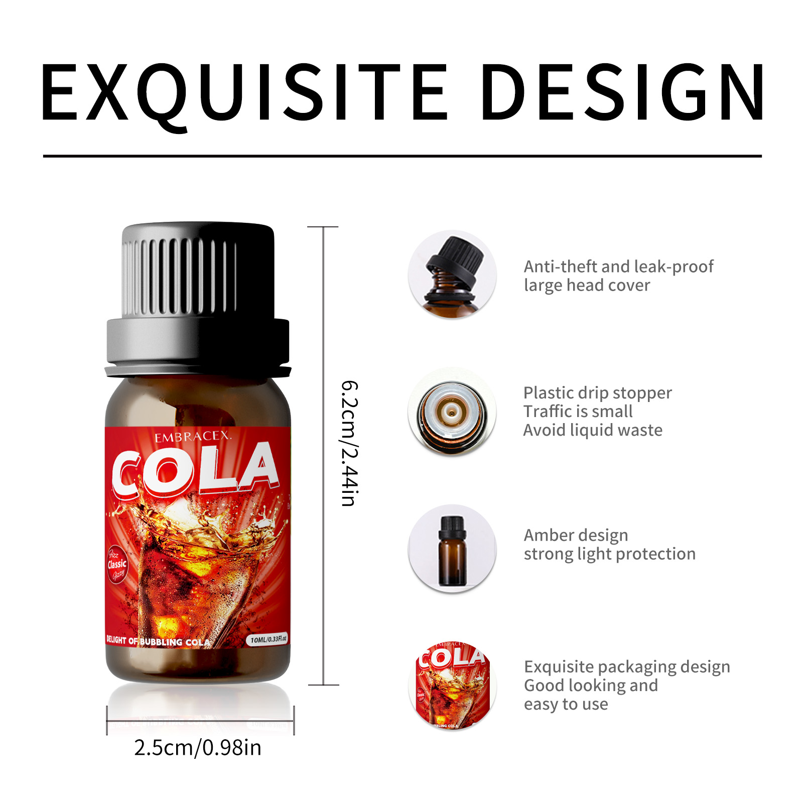 10ml Cola Essential Oil Candle - огляд і ціна Candle Making Oil Scents