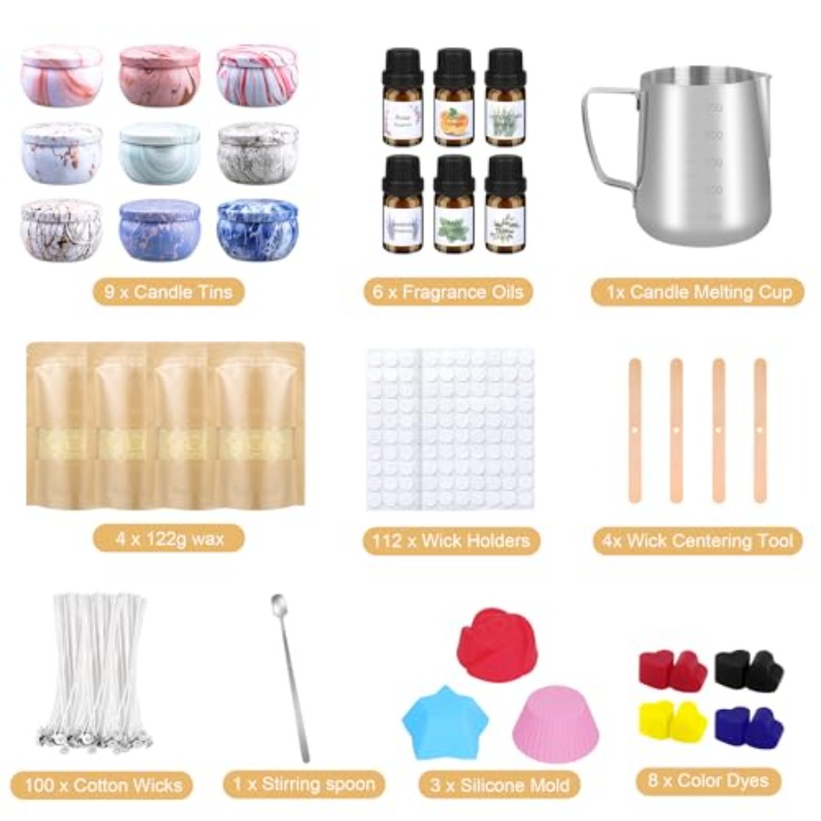 Candle Making Kits for Adults, - огляд і ціна Candle Making Oil Scents