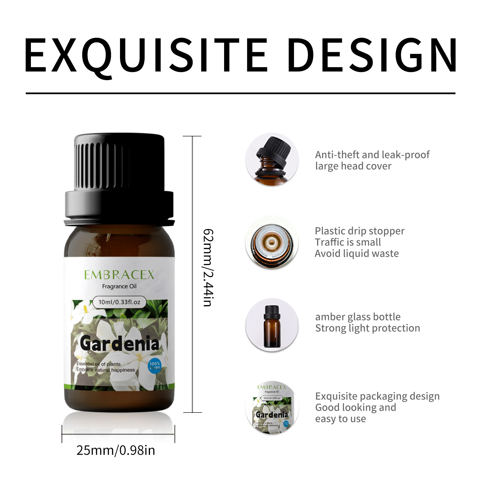 10ml Gardenia Essential Oil Ma - огляд і ціна Candle Making Oil Scents
