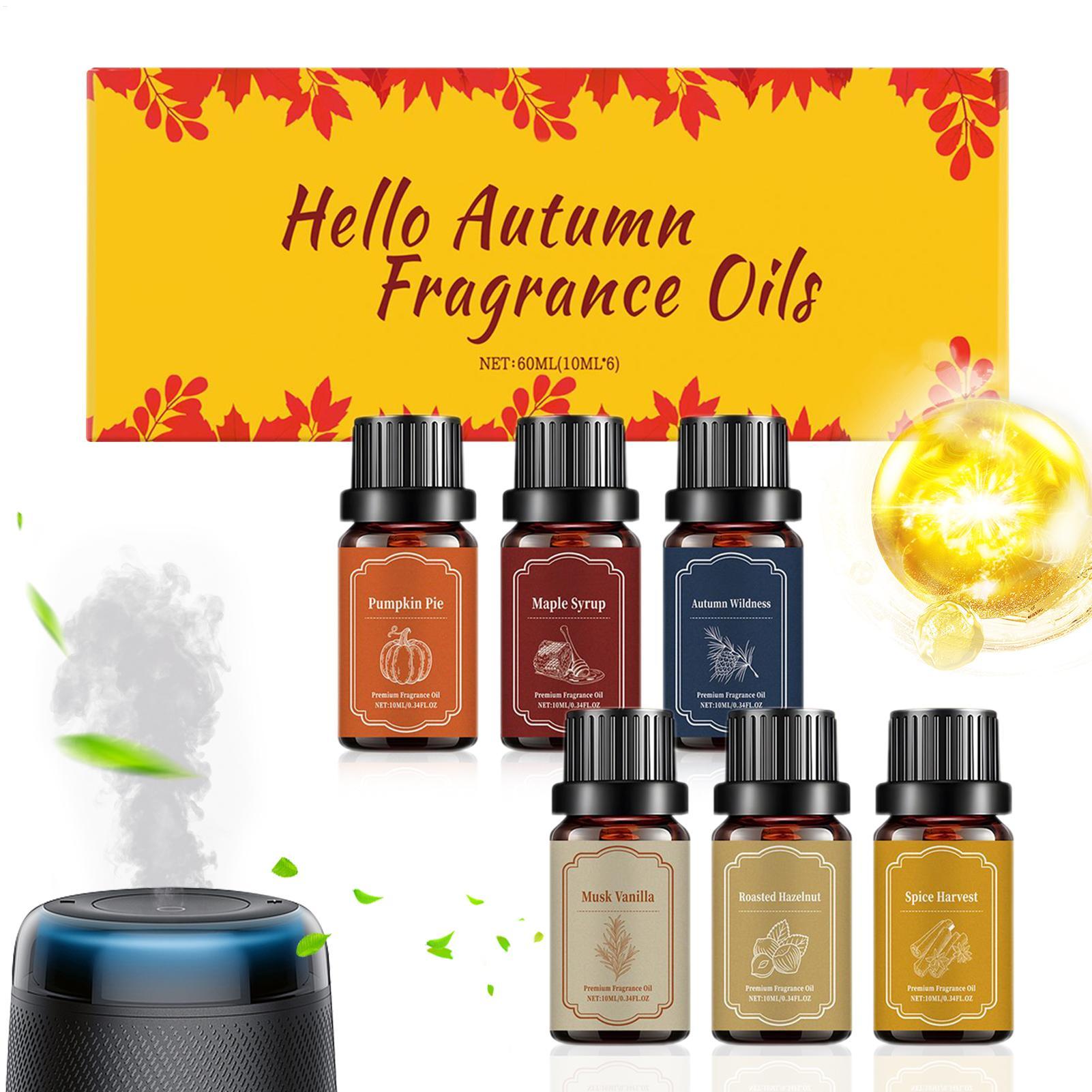 6pcs Fall Scented Diffuser Oil - огляд і ціна Candle Making Oil Scents
