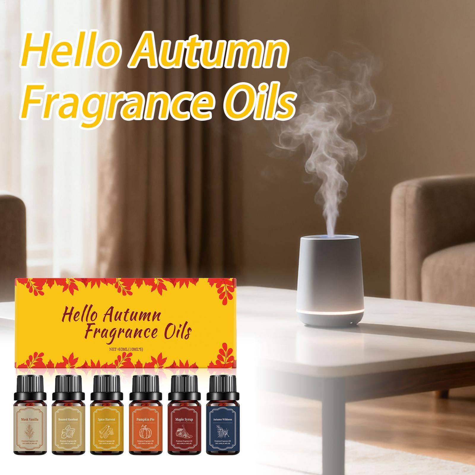 6pcs Fall Scented Diffuser Oil - огляд і ціна Candle Making Oil Scents