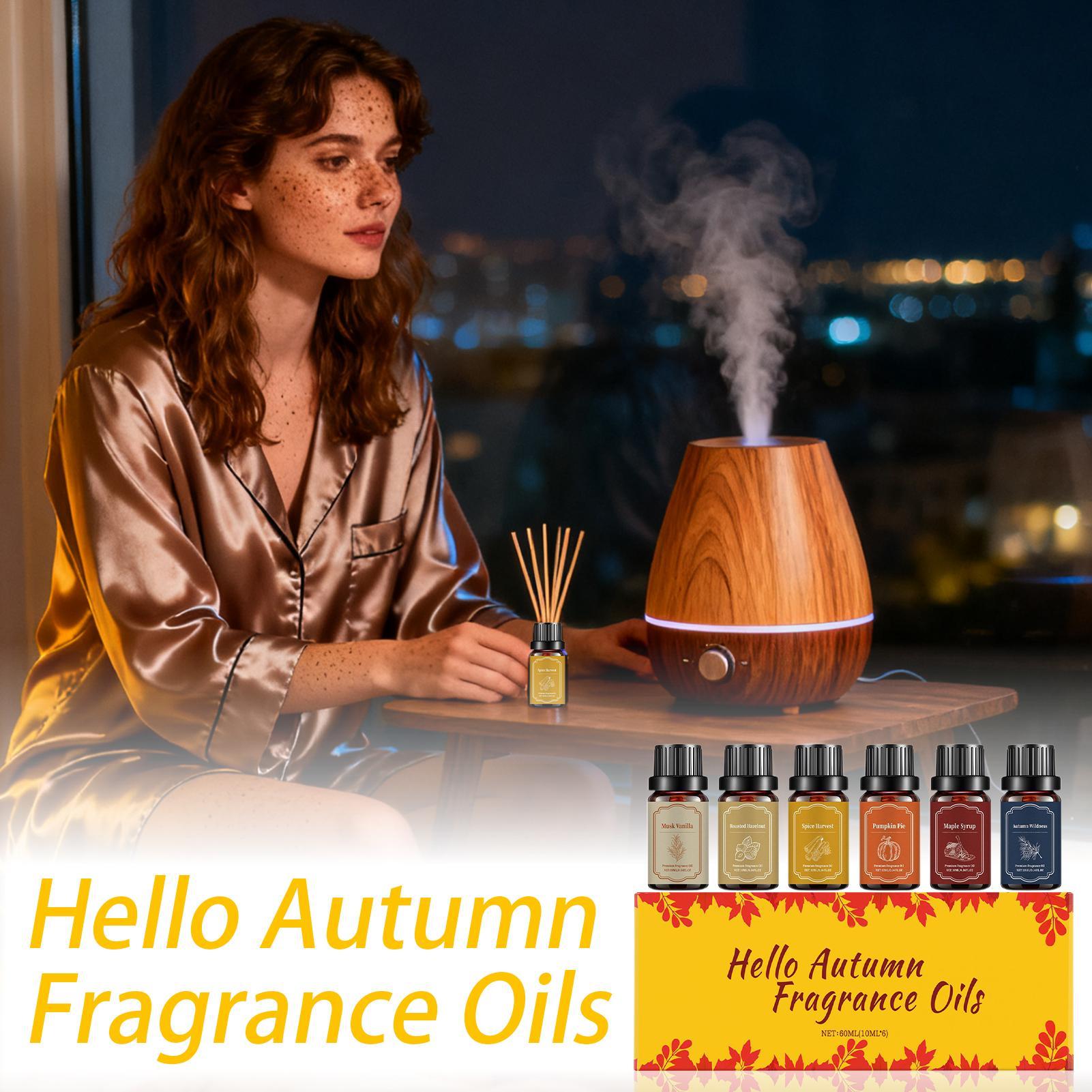 6pcs Fall Scented Diffuser Oil - огляд і ціна Candle Making Oil Scents