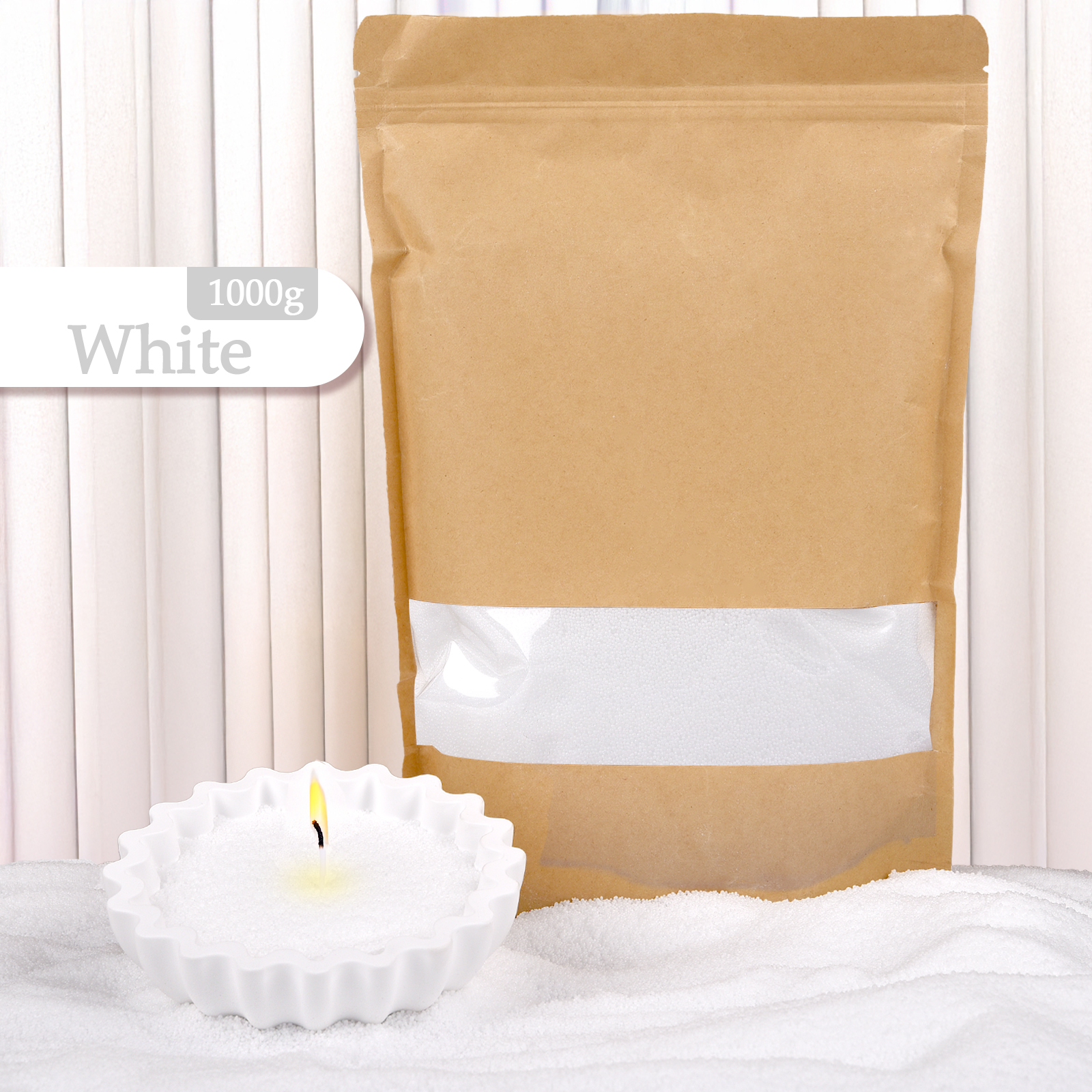 500g-1kg Sand Wax Ice Flower W - огляд і ціна Candle Making Material Wholesale