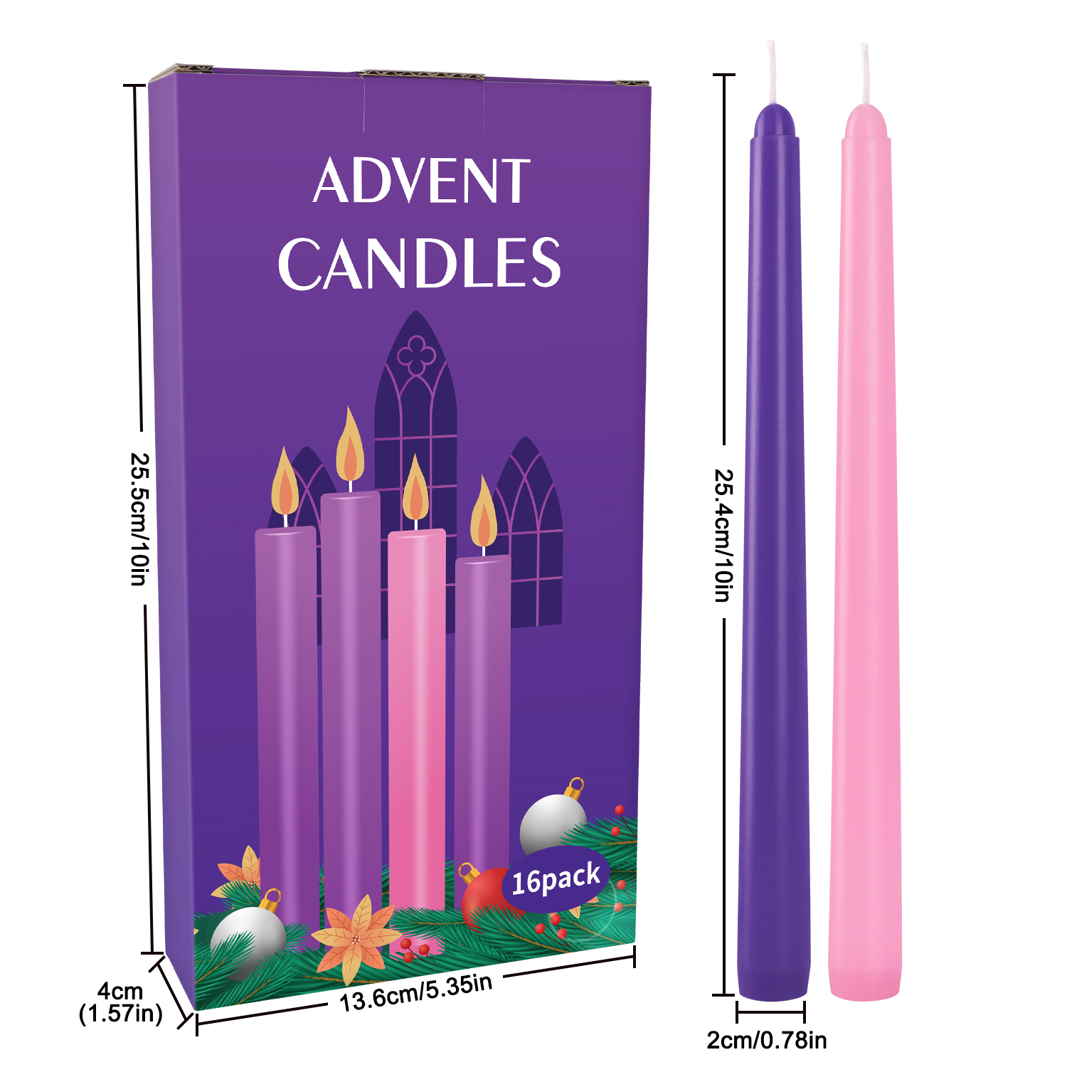 16 Pieces 10inch B Models 12 P - огляд і ціна Candle Making Place