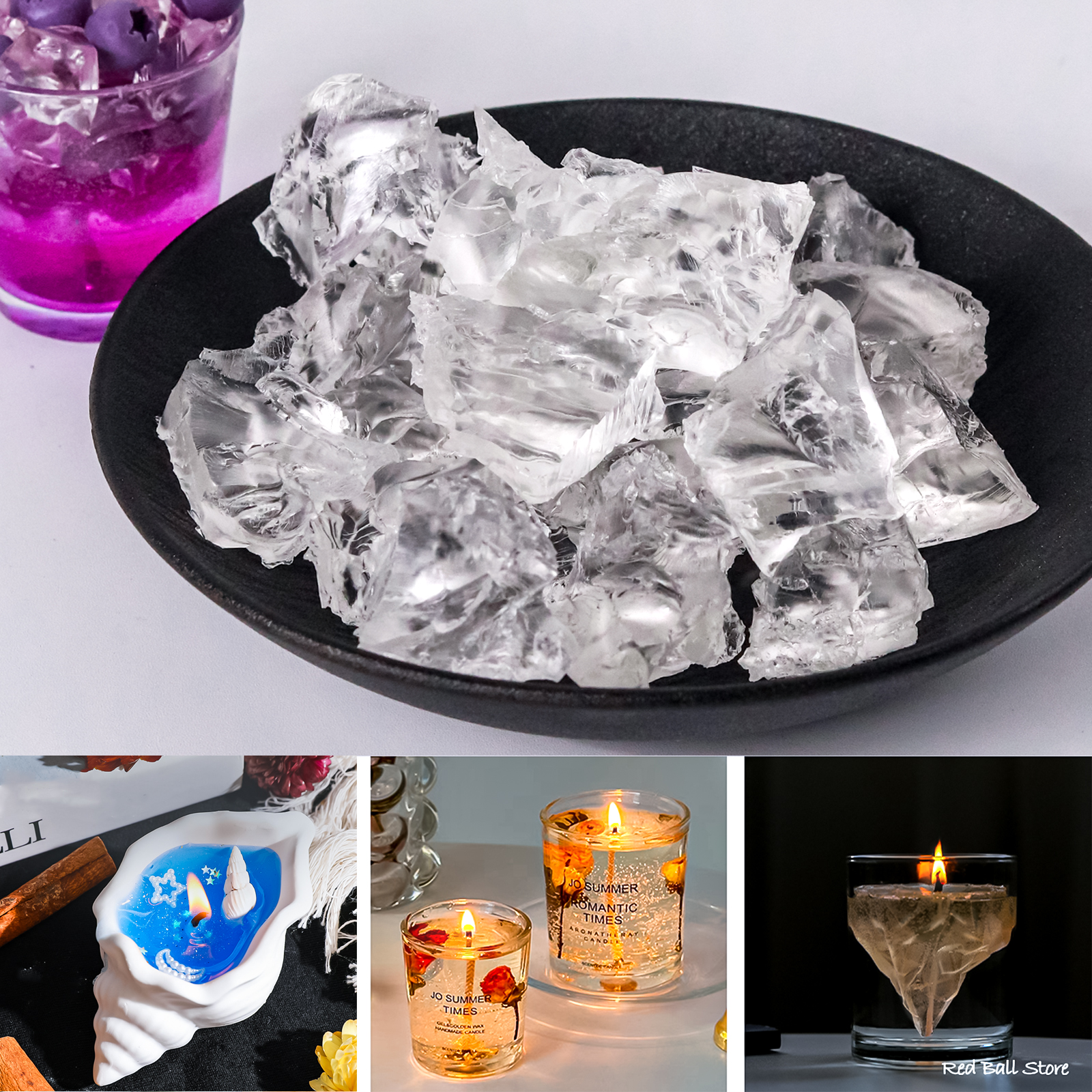 100G Jelly Wax Wholesale Color - огляд і ціна Candle Making Material Wholesale