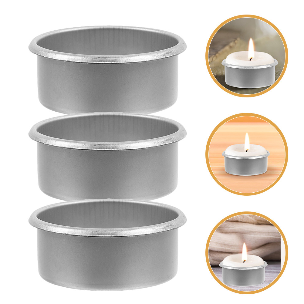 15Pcs Making Tins Metal Tea Li - огляд і ціна Candle Making Oil Scents