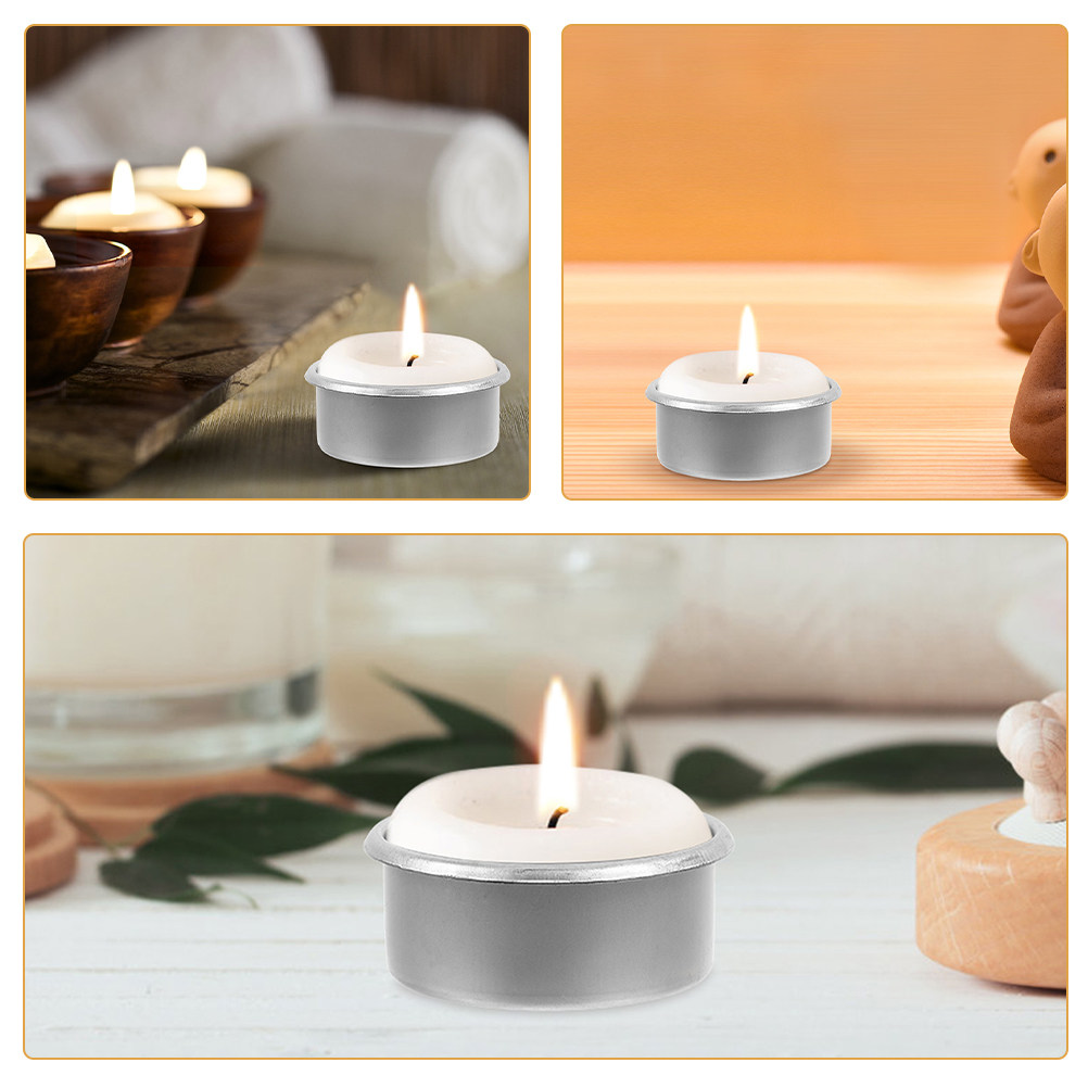 15Pcs Making Tins Metal Tea Li - огляд і ціна Candle Making Oil Scents