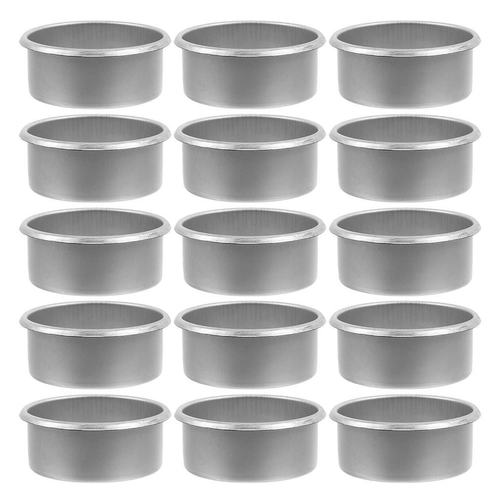 15Pcs Making Tins Metal Tea Li - огляд і ціна Candle Making Oil Scents