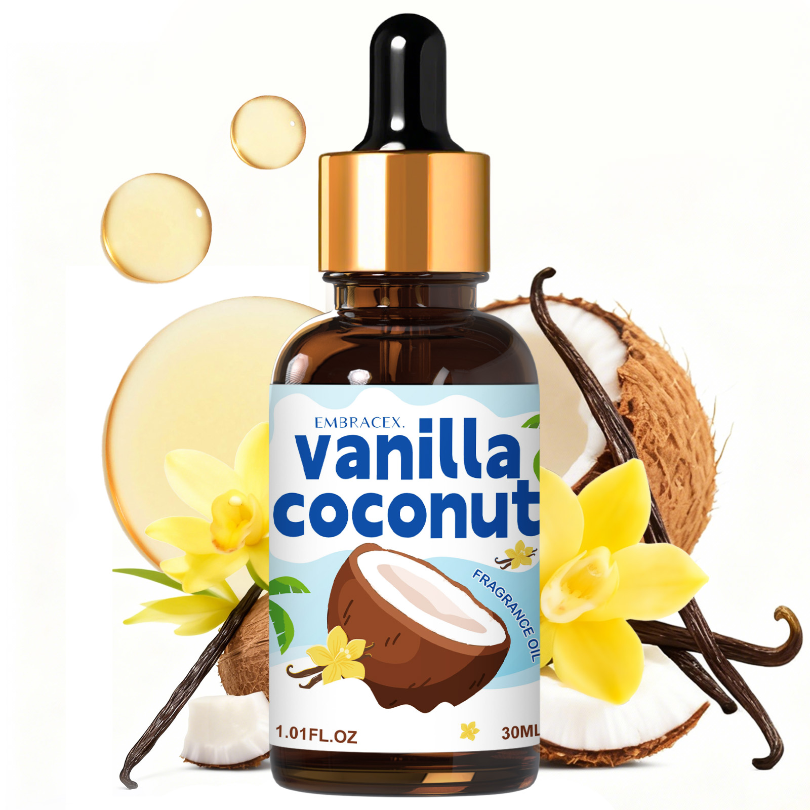 30ml Vanilla Coconut Essential - огляд і ціна Candle Making Oil Scents
