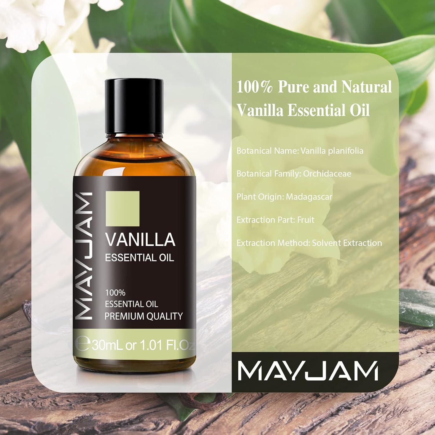 Pure Vanilla Essential Oil 30m - огляд і ціна Candle Making Oil Scents