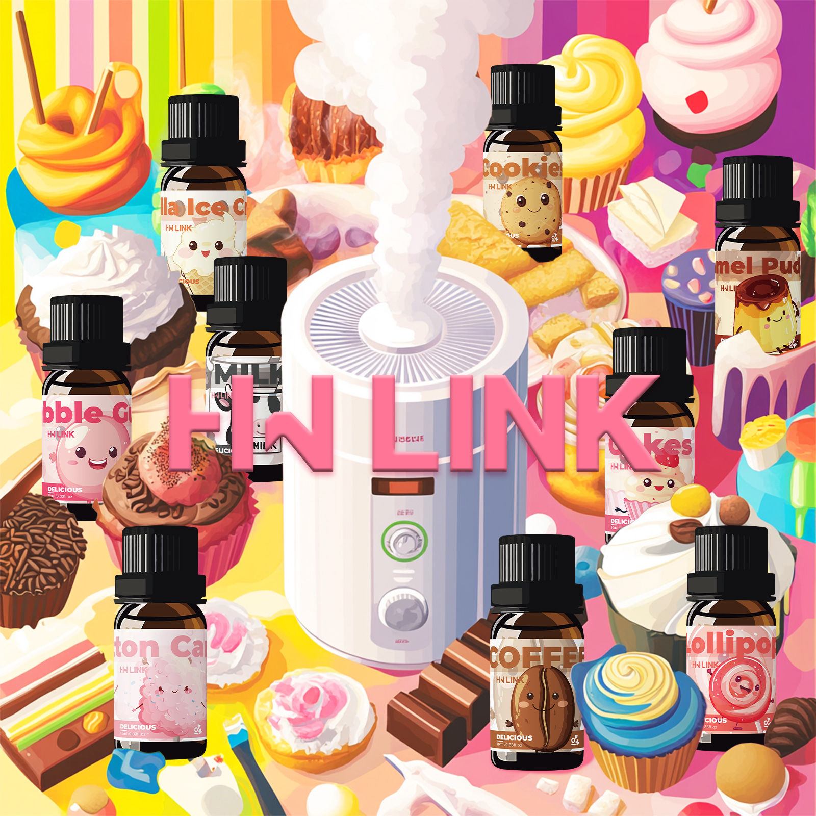 2pc Delicious Essential Oils f - огляд і ціна Candle Making Oil Scents