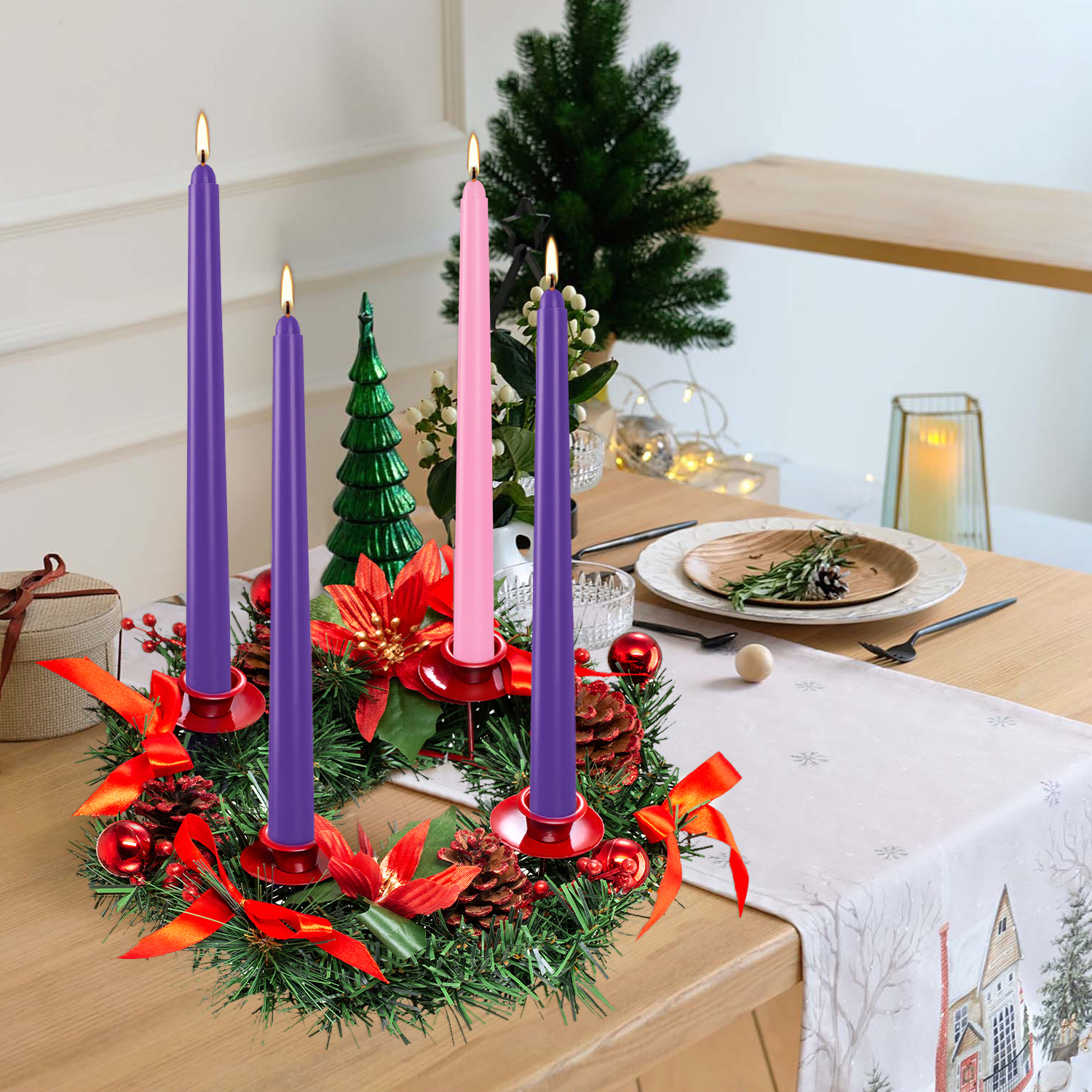 4 Pieces 10inch a Three Purple - огляд і ціна Candle Making Place