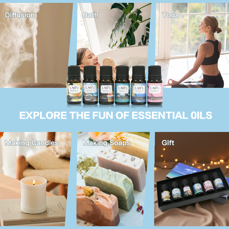 6x10ML Summer Essential Oils S - огляд і ціна Candle Making Oil Scents